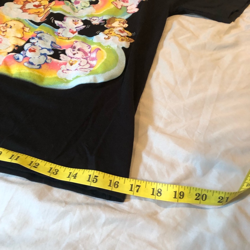Care Bears Black Graphic Tee with White Logo Print - Picture 5 of 6
